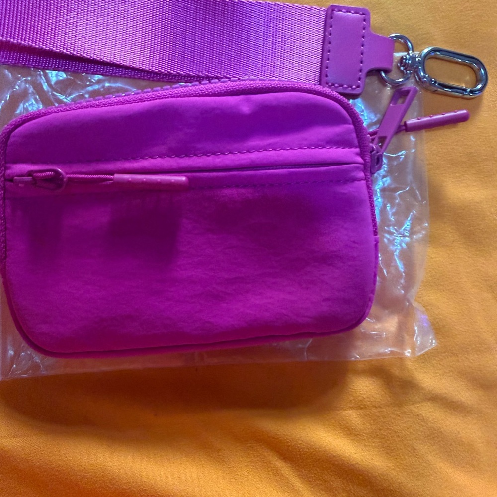 Vibrant Pink Crossbody Bag